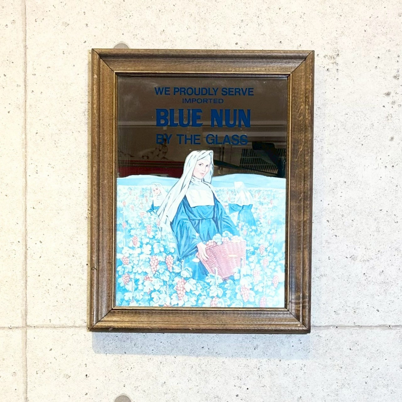 Blue Nun パブミラー ヴィンテージ パブミラー 【BLUE NUN（ブルーナン）】 ヴィンテージミラー – L.A.