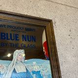 パブミラー　【BLUE NUN（ブルーナン）】　ヴィンテージミラー