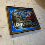 パブミラー　【LÖWENBRÄU（レーベンブロイ）】　ヴィンテージミラー