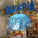パブミラー　【OLYMPIA（オリンピア）】　ヴィンテージミラー
