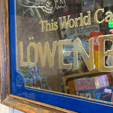 パブミラー　【LÖWENBRÄU（レーベンブロイ）】　ヴィンテージミラー