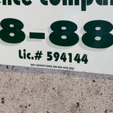 アドバタイジングメタルサイン　【CALIFORNIA FENCE COMPANY（カリフォルニア・フェンス・カンパニー）】　フェンス用ミニ看板