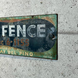 アドバタイジングメタルサイン　【Ace Fence（エース・フェンス）】　フェンス用ミニ看板