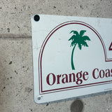 アドバタイジングメタルサイン　【Orange Coast Fence Co.（オレンジ・コースト・フェンス）】　フェンス用ミニ看板
