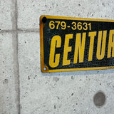 アドバタイジングメタルサイン　【CENTURY FENCES（センチュリー・フェンス）】　フェンス用ミニ看板