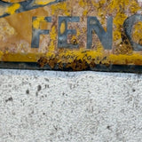 アドバタイジングメタルサイン　【FORD FENCE CO.（フォード・フェンス）】　フェンス用ミニ看板