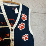 カレッジセーター【Auburn Tigers】 90年代 ヴィンテージ ニットベスト　古着