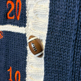 カレッジセーター【Auburn Tigers】 90年代 ヴィンテージ ニットベスト　古着