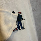 ヴィンテージセーター 【Cotton Traders】 90年代 ゴルフニット イギリスブランド　古着