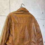 イタリア製 VERA PELLE 本革 レザージャケット　1973年　古着