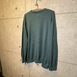 L.L.Bean 2000’s コットンカシミヤ Vネックセーター　古着