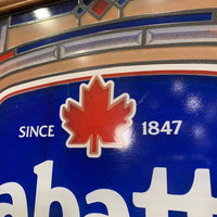 Labatt　ステンドグラス調　額縁　ヴィンテージ額縁　ヴィンテージアート　ガラス製品　パブアイテム　ヴィンテージ