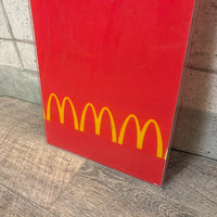 サイドパネル　看板　【MacDonald（マクドナルド）】公衆電話　ガレージアイテム　ヴィンテージ