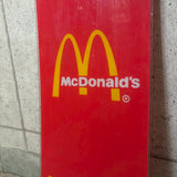 サイドパネル　看板　【MacDonald（マクドナルド）】公衆電話　ガレージアイテム　ヴィンテージ
