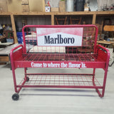ヴィンテージワイヤーラック　【Marlboro（マルボロ）】　大型キャビネット　什器