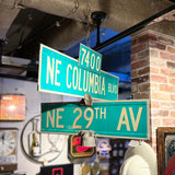 道路標識　【 NE COLUMBIA BLVD × NE 29TH AV】　ロードサイン