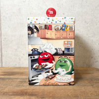 陶器キャンディキャニスター　4点セット【M&M's Danbury Mint】　陶器製　ヴィンテージ