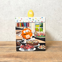 陶器キャンディキャニスター　4点セット【M&M's Danbury Mint】　陶器製　ヴィンテージ