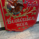 看板　【Budweiser Anheuser-Busch Inc】 ヴィンテージ サインボード