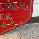 看板　【Budweiser Anheuser-Busch Inc】 ヴィンテージ サインボード