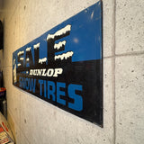 ヴィンテージ看板　【DUNLOP（ダンロップ）】　SNOW TIRES　サイン