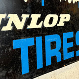 ヴィンテージ看板　【DUNLOP（ダンロップ）】　SNOW TIRES　サイン