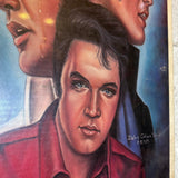 アートプリント 【Elvis Presley（エルヴィス・プレスリー）】 Debra Colburn-Rouid 1978年 ヴィンテージ ポスター