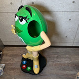店頭用大型ストアディスプレイ　【M&M's（エムアンドエムズ）】 グリーン　什器