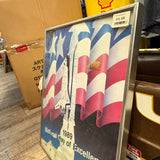 品番4073　NASA ポスター　1989 National Day of Excellence　January28　ウォールアート　額装　インテリア　ヴィンテージ　千葉店
