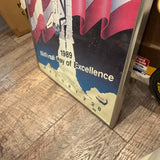 品番4073　NASA ポスター　1989 National Day of Excellence　January28　ウォールアート　額装　インテリア　ヴィンテージ　千葉店