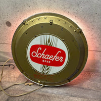 電飾看板【Schaefer（シェーファー）】 サインライト　ビールブランド　バーアイテム　ヴィンテージ