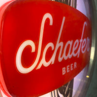 電飾看板【Schaefer（シェーファー）】 サインライト　ビールブランド　バーアイテム　ヴィンテージ