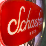 電飾看板【Schaefer（シェーファー）】 サインライト　ビールブランド　バーアイテム　ヴィンテージ