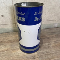 セントルイス・ユニバーシティ・ハイ・スクール St Louis university High School  ゴミ箱　トラッシュ缶　ヴィンテージゴミ箱　バケツ　メタル　ヴィンテージ