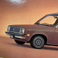 USA製　Chevrolet Chevette 　シボレー・セダン　厚紙ポスター　ヴィンテージポスター　1970年代　シボレーポスター