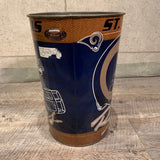 USA製　St. Louis Rams　アメリカンフットボールチーム　ゴミ箱　trash can　ツールボックス　収納ボックス