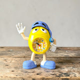 アラームクロック 【M&M'S（エムアンドエムズ）】　YELLOW 目覚まし時計 音声ギミック付き