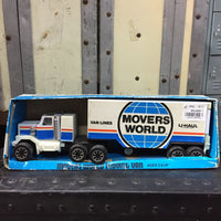 品番0563　U-HAUL  MOVERS WORLD MOVING VAN　トラック　バントレーラー　ヴィンテージ　アメリカン雑貨　外箱付　千葉店