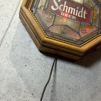 電飾看板【schmidt（シュミット）】 サインライト　ビールブランド　バーアイテム　ヴィンテージ