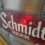 電飾看板【schmidt（シュミット）】 サインライト　ビールブランド　バーアイテム　ヴィンテージ