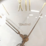 品番0729　United Clock　ユナイテッド・クロック　掛け時計　Wall Clock　ミッドセンチュリー　ヴィンテージ　千葉店