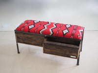 品番ＵＭＲ２−１０２　2drawer ottoman[Narrow/ Tribal rug]　千葉店