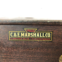 品番6404　時計パーツ 収納棚　Marco Watches Cabinet　C&E Marshall CO　ヴィンテージ　千葉店