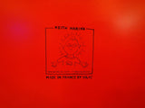 品番0409　キース・ヘリング　ウッド チェア　レッド　Keith Haring　椅子　USED　千葉店