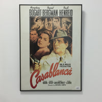 品番2666　映画 ポスター　カサブランカ　Casablanca　フレーム付　ウォールアート　インテリア　ヴィンテージ　千葉店