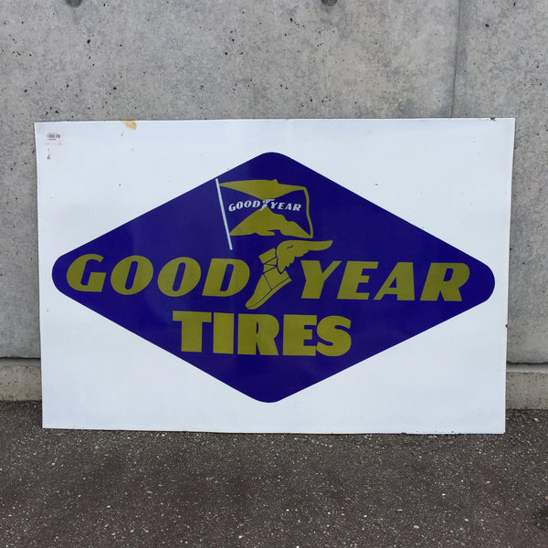 品番0568　サインプレート　GOODYEAR TIRES　グッドイヤー タイヤ　看板　アドバタイジング サイン　ヴィンテージ　千葉店