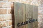 品番0198　ウェルカムボード　CALIFORNIA　 木製　welcome boad　インテリア　千葉店