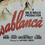 品番2666　映画 ポスター　カサブランカ　Casablanca　フレーム付　ウォールアート　インテリア　ヴィンテージ　千葉店