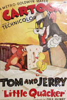 品番0078　ポスター　映画「TOM AND JERRY Little Quacker」　トムとジェリー　リトル・クワッカー　壁飾り　インテリア　ヴィンテージ　千葉店