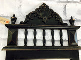 品番1874　ミラー　鏡　ブラック　壁掛け　インテリア　アンティーク　千葉店